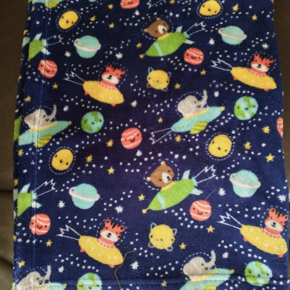 Tiger and Elephant Space/Planet blanket